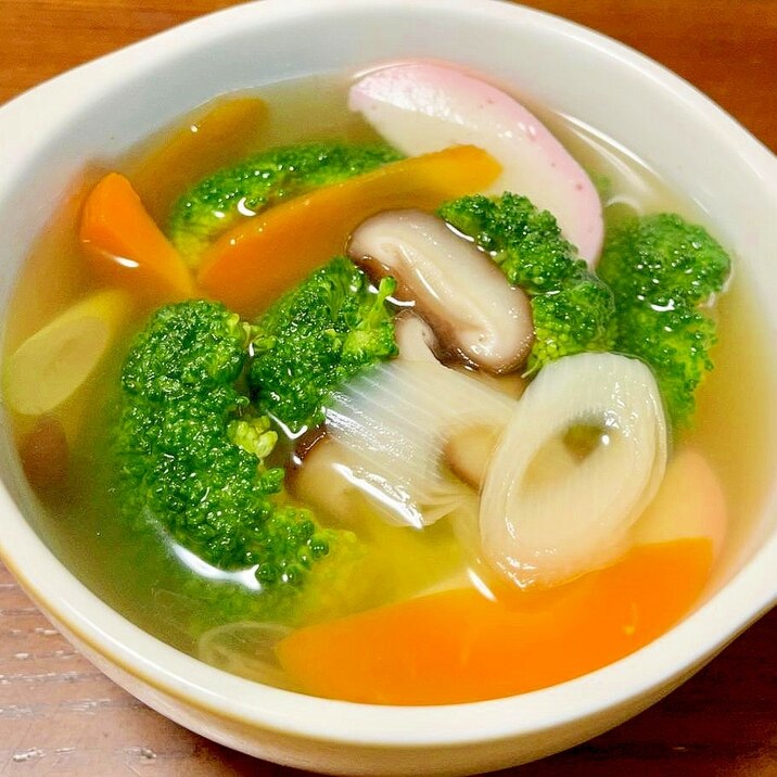 ブロッコリーの中華スープ